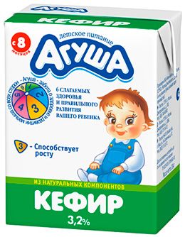 Детско кисело мляко"Агуша"