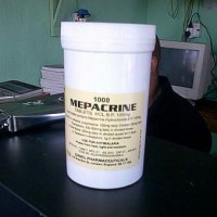 Мепакрин - рядко и опасно лекарство в бяла бутилка