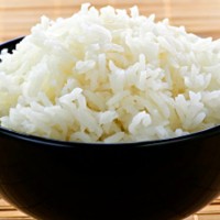Варен ориз в голяма японска чаша