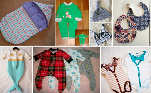 Новородени дрехи, направени със собствени ръце